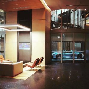 Porsche Tower elevator system